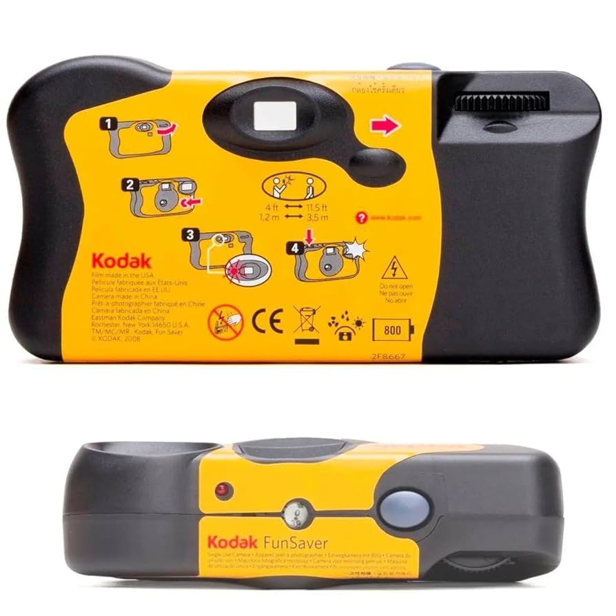 Kodak Fun Saver with Flash and ISO 400 27 Exposures : Amazon